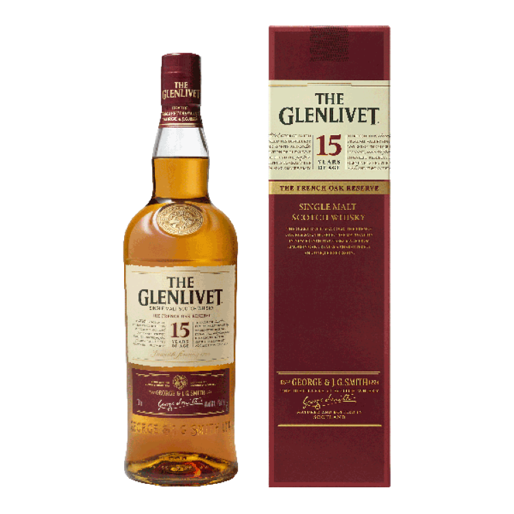 3_b61da799-e8a7-4b68-b868-f50a9639684c Glenlivet French Oak 15 Year Scotch Whiskey - Image 1