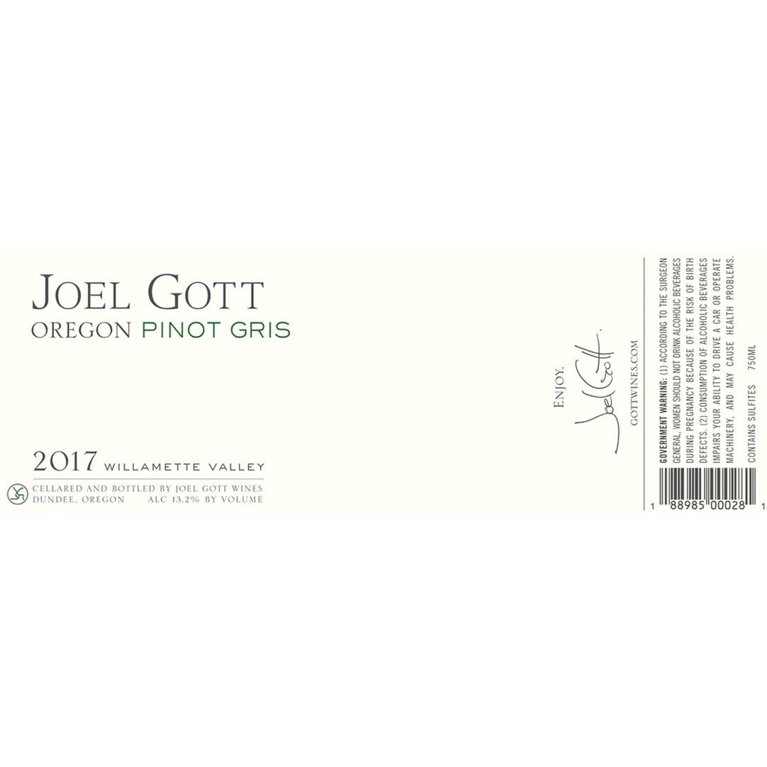 GOTT Joel Gott Willamette Valley Pinot Gris 750ml - Image 1