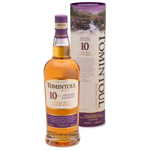 TOMIN Tomintoul Speyside Glenlivet Single Malt Scotch 10 Year Old - Image 1