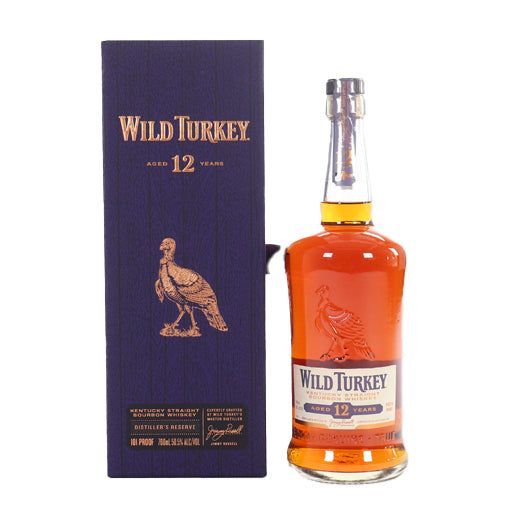 WILD12 Wild Turkey 12 Year Old 101 Proof Distillers Reserve Bourbon - Image 1