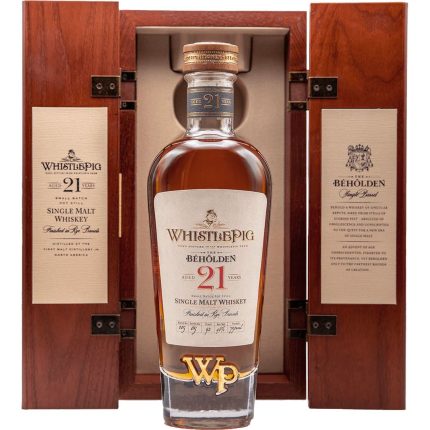 The WhistlePig Béhôlden 21 Year Single Malt Whiskey