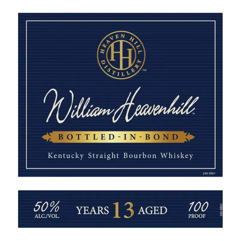 WilliamHeavenhill13YearBottled-In-BondStraightBourbon William Heavenhill 13 Year Bottled-In-Bond Straight Bourbon - Image 1