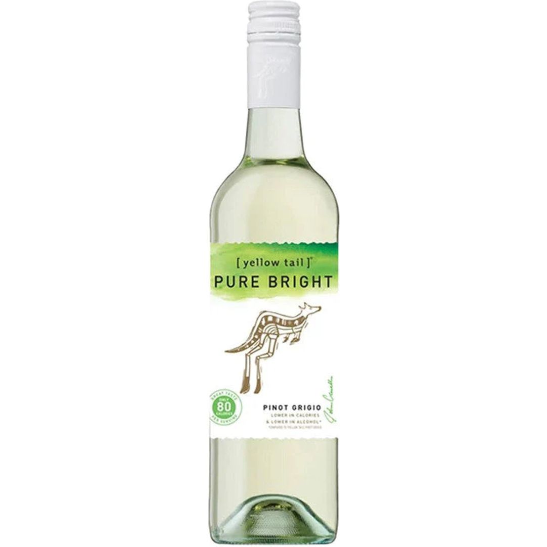YELLOWTAIL1 Yellow Tail Pinot Grigio Pure Bright South Eastern Australia - Image 1
