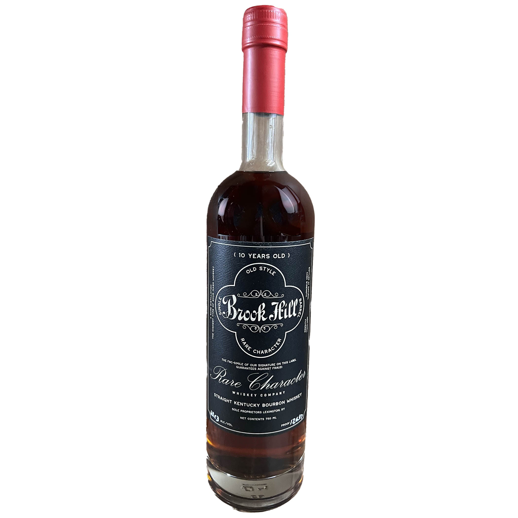 bourbonfront Rare Character Brook Hill Bourbon Whiskey 126.47 Proof - Image 1