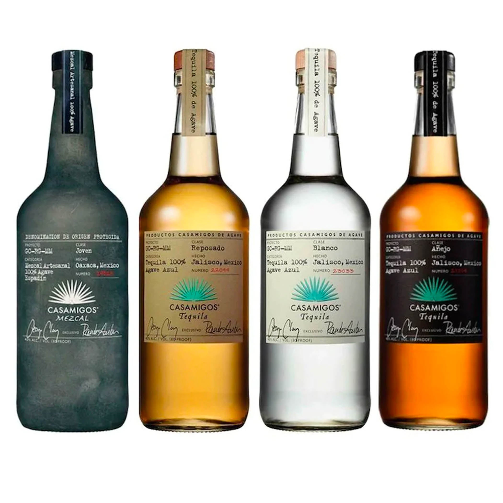 casamigosbundle Casamigos Blanco, Reposado, Anejo & Mezcal Value Bundle - Image 1
