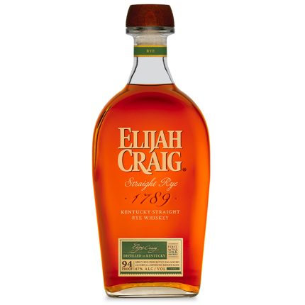 Elijah Craig Straight Rye Whiskey