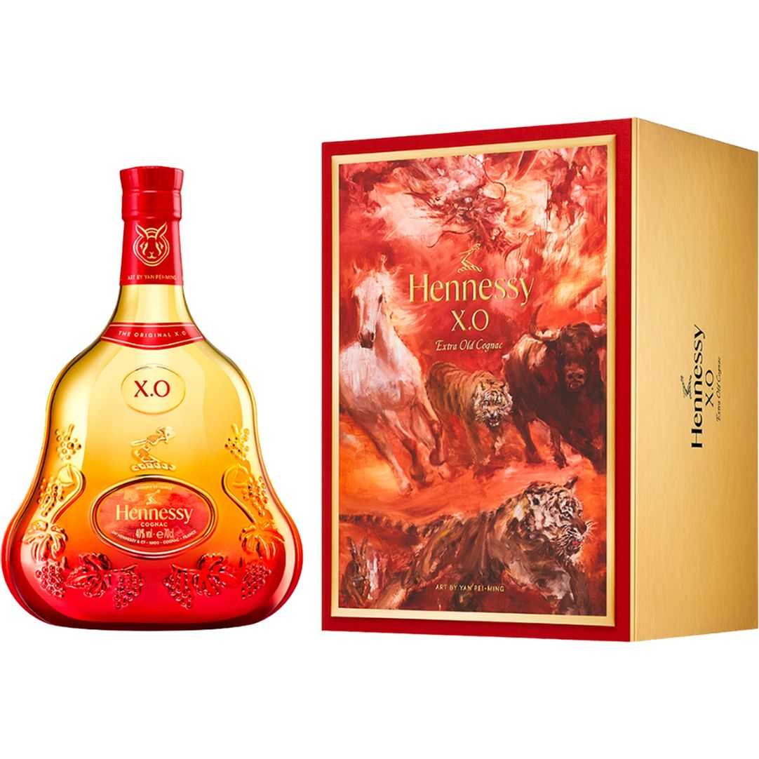 hennyreal1 Hennessy XO 2023 Lunar New Year Limited Edition Bottle and Gift Box - Image 1