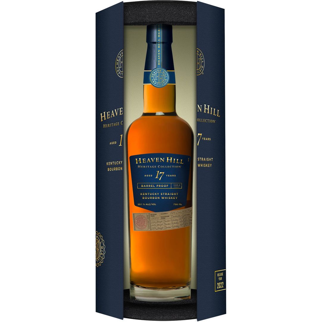 hh17 Heaven Hill Heritage Collection 17 Year Barrel Proof Bourbon Whiskey - Image 1