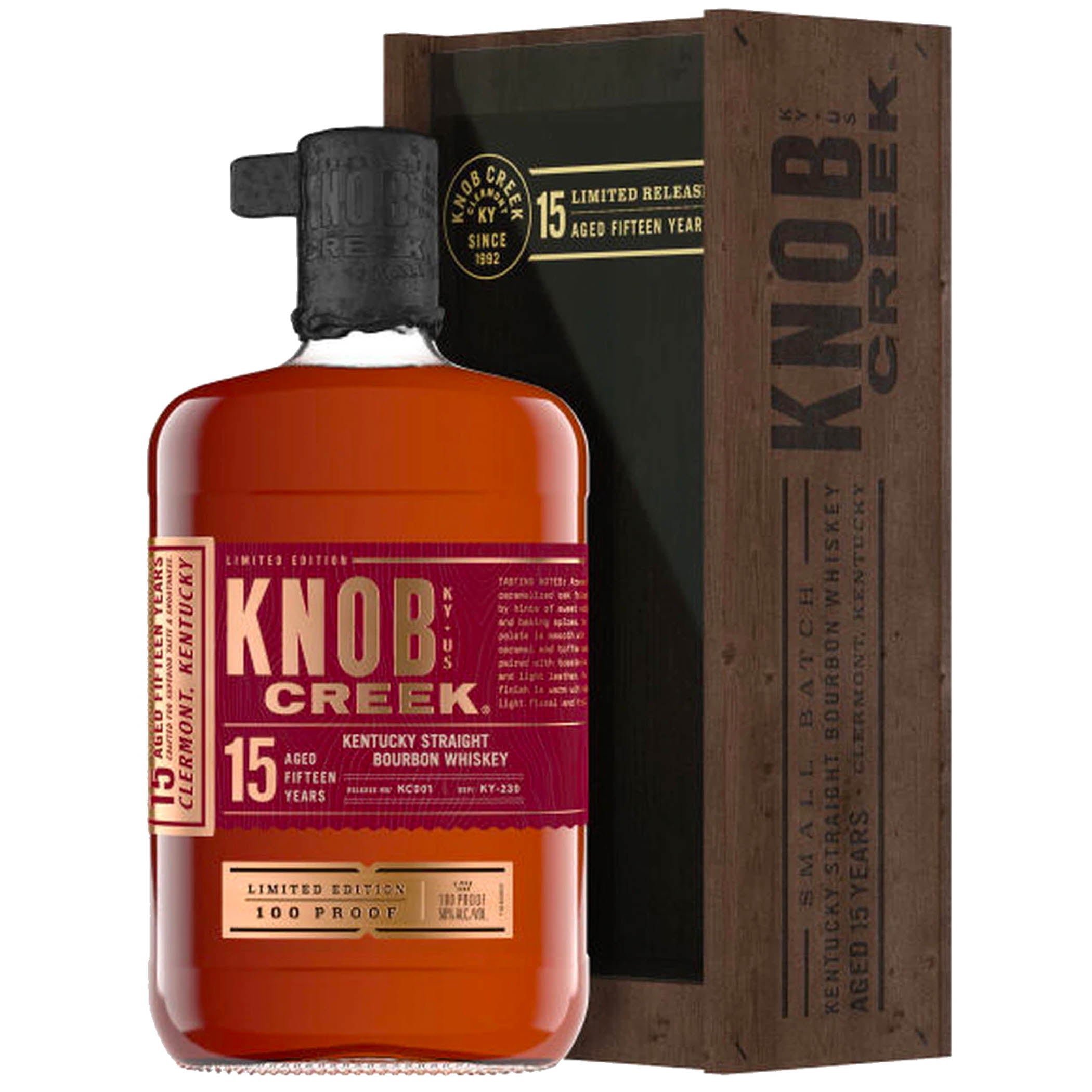 kc15 Knob Creek 15 Year Old Bourbon Whiskey - Image 1