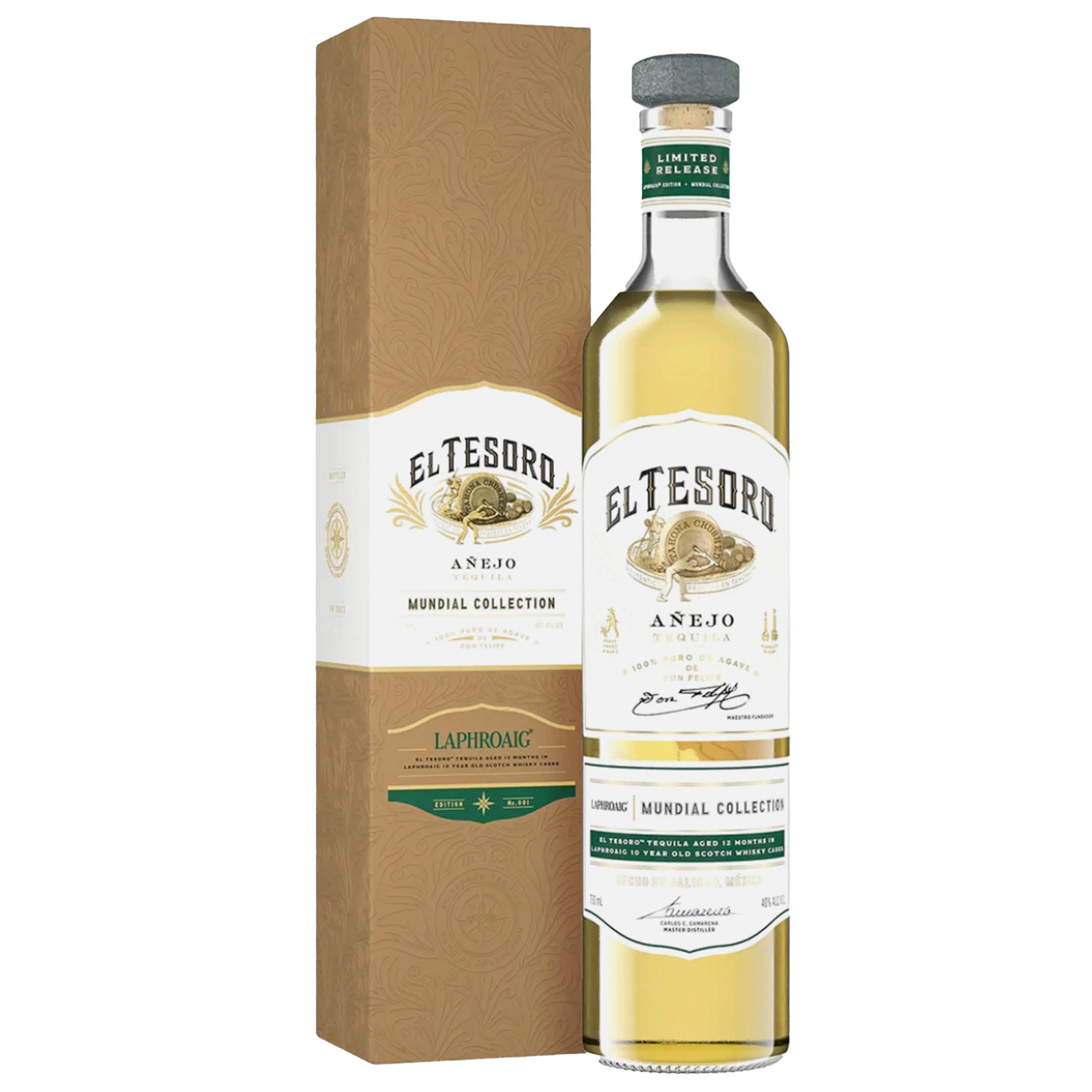 laphcopy El Tesoro Mundial Collection: Laphroaig Edition Anejo Tequila - Image 1