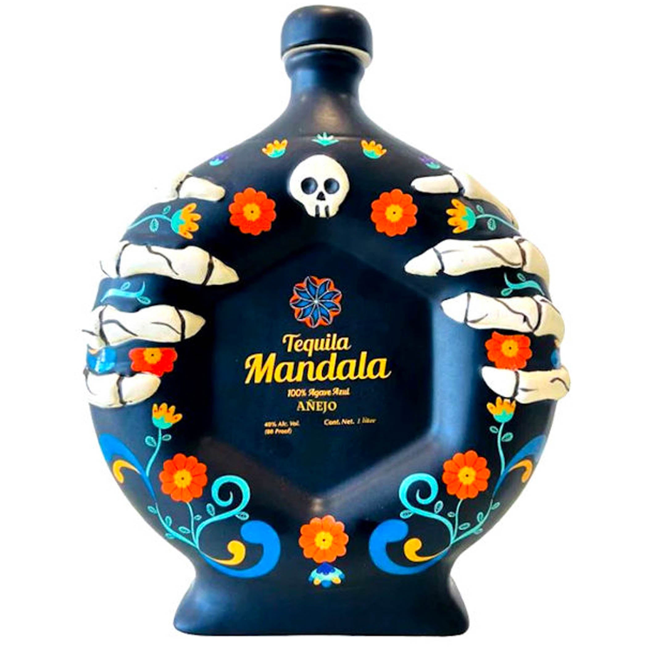 mandala_5d1cfa43-2bdb-4920-9fe0-bce91ae50e4e Mandala Dia De Muertos Anejo Tequila 2022 Limited Edition 1L - Image 1