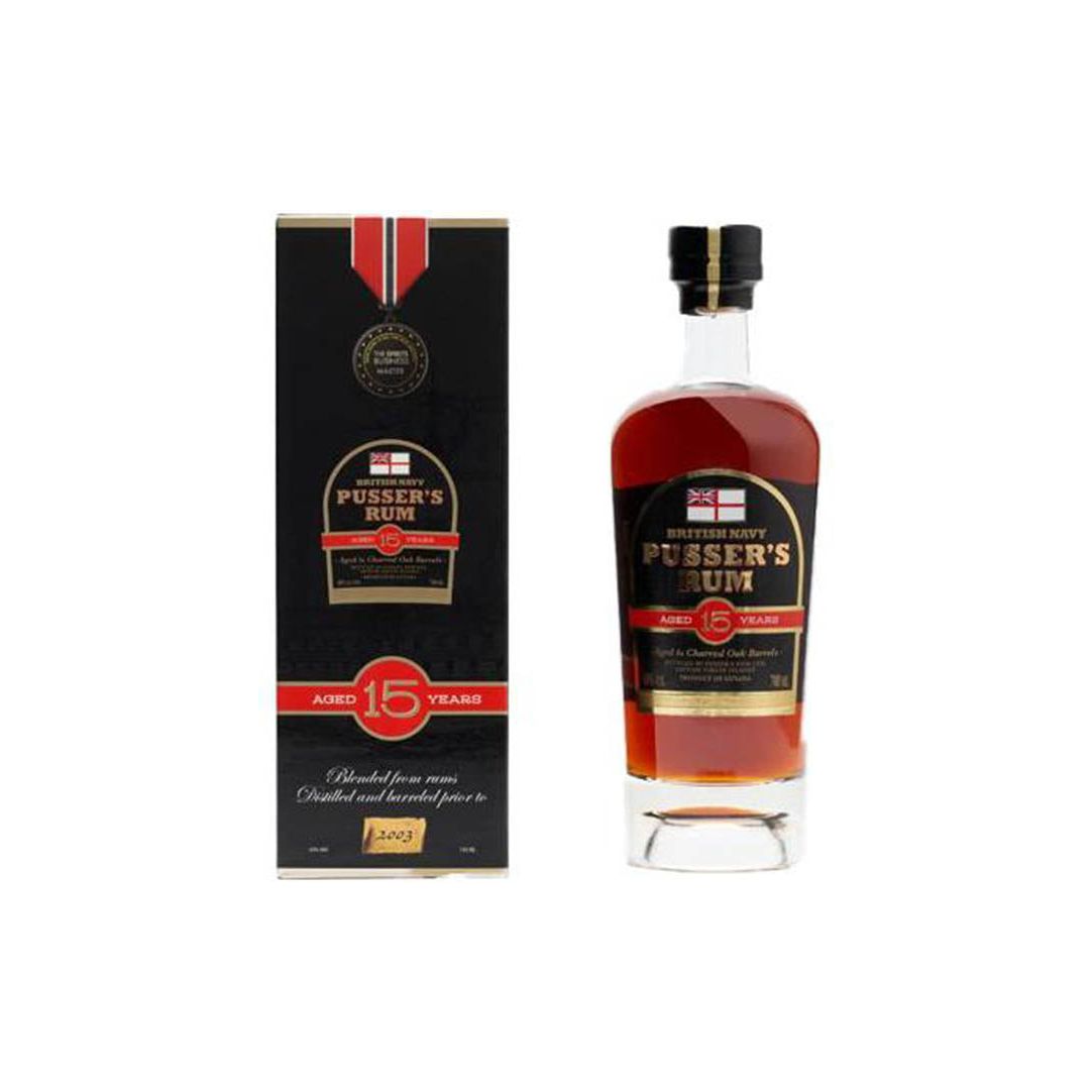 pussersbritishnavyrum15year Pusser's British Navy Rum 15 Year Old - Image 1