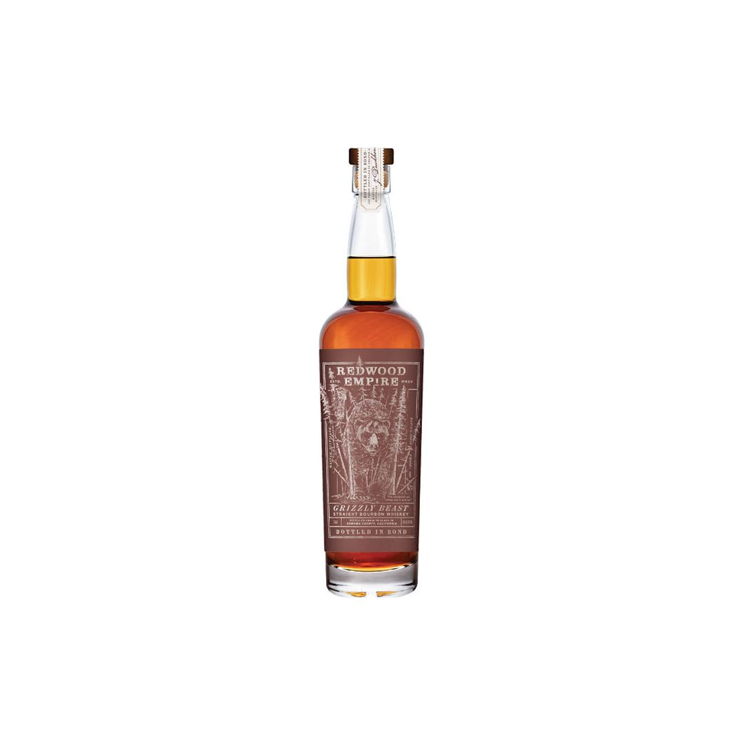 redwoodempirebourbon Redwood Empire Grizzly Beast Bottled In Bond Bourbon - Image 1