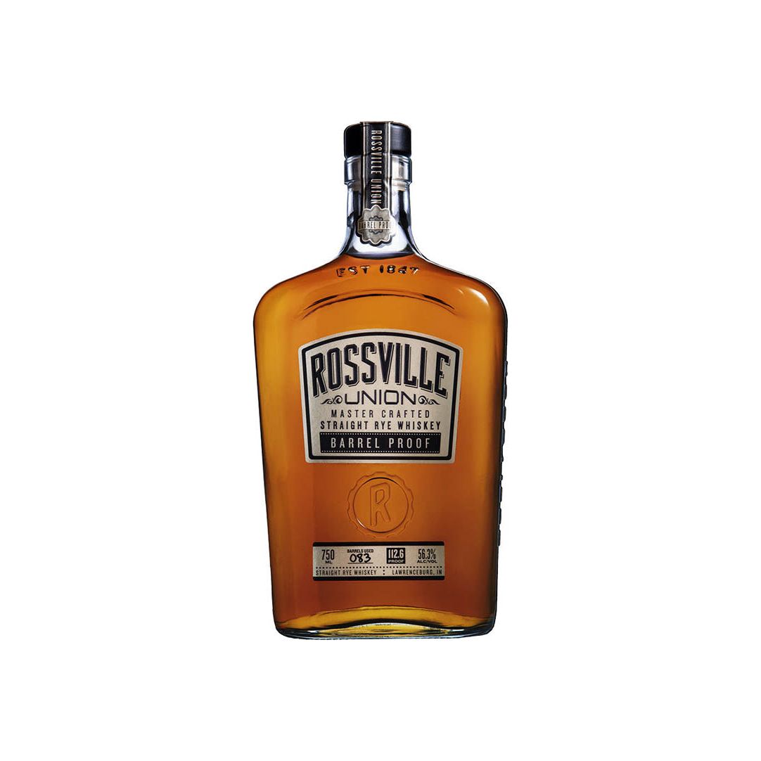 rossvilleunionryebarrelproof Rossville Union Master Crafted Barrel Proof Straight Rye Whiskey - Image 1