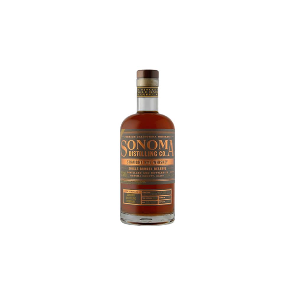 sonomarye Sonoma Distilling Single Barrel Straight Rye Whiskey Cask Strength - Image 1